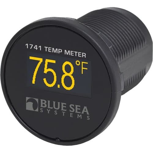 (image for) Blue Sea Systems, 1741, Mini OLED Temperature Monitor - Yellow