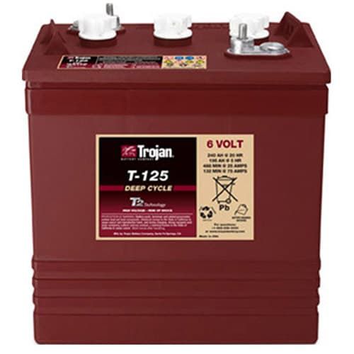 Trojan battery t 145 signature line 6 volt deep cycle flooded battery