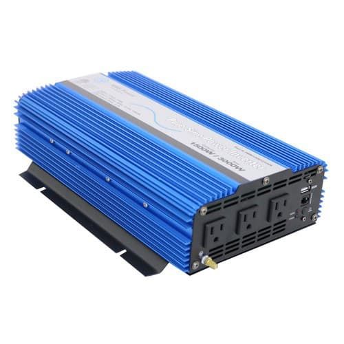 (image for) AIMS Power, PWRI150012120S, 1500 Watt Pure Sine Inverter 12Vdc ETL Listed to UL 458