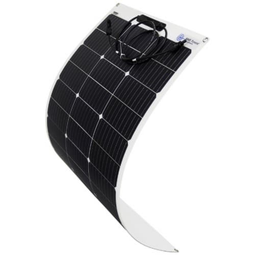 (image for) AIMS Power, PV100SLIM, 100 Watt Flexible Bendable Slim Solar Panel Monocrystalline