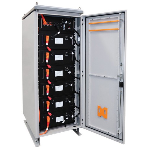 (image for) AIMS Power, LFP230V96A-M, Lithium Battery Cabinet 230VDC 96AMPS 22,114 Watt Hours! Master