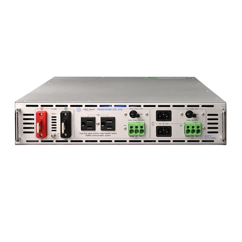 (image for) AIMS Power, PRM2KWN48120S, 2000 Watt Pure Sine Power Inverter - Negative 48V 2U Telecom & Data Centers 120VAC w/ Automatic transfer