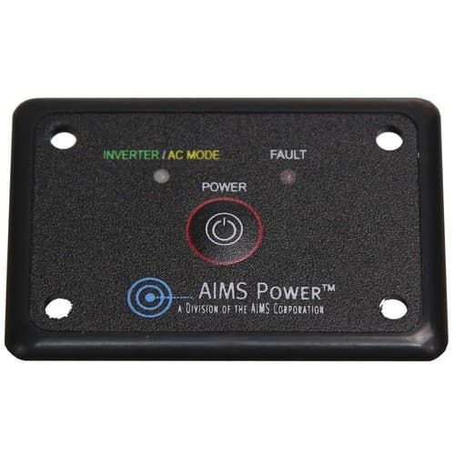 Aims Power REMOTEHF Flush Mount Inverter Power Remote On/Off Switch