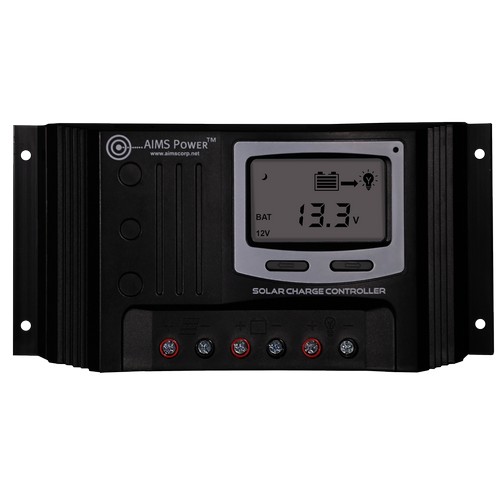 (image for) Aims Power, SCC30APWM, 30 Amp PWM Solar Charge Controller 