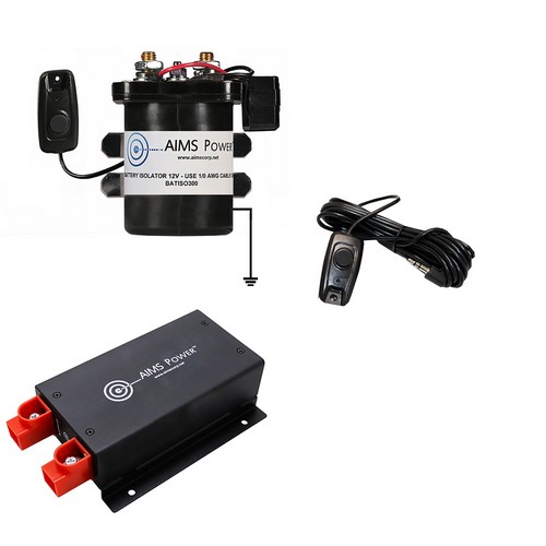Aims Power, KIT-ISOREG, Isolator and lithium battery regulator kit for charging lithium with an alternator (image for) Aims Power, KIT-ISOREG, Isolator and lithium battery regulator kit for charging lithium with an alternator