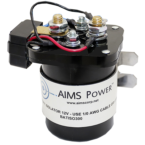 (image for) AIMS Power, BATISO300, Dual Sensing Smart Battery Isolator 300 Amp