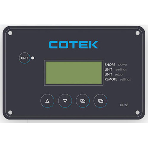 (image for) Cotek, CR22, SPT/SC/BL models, Inverter Charge Controller