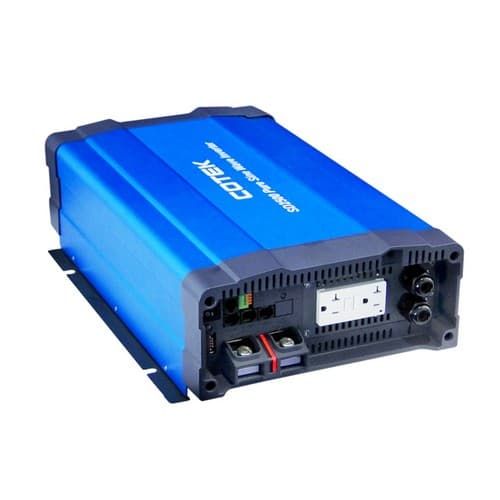(image for) Cotek, SD2500-112 GFCI, 2500W, 12VDC, 115VAC, Pure Sine Wave Inverter