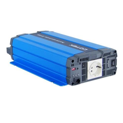 (image for) Cotek, SP1000-248, 1000W, 48VDC, 230VAC, Schuko, Pure Sine Wave Inverter