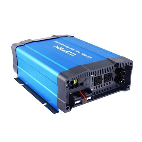 (image for) Cotek, SD1500-148 GFCI, 1500W, 48VDC, 115VAC GFCI, Pure Sine Wave Inverter