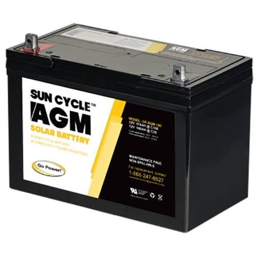 GoldMax AGM 12V 100Ah C100 Solarbatterie