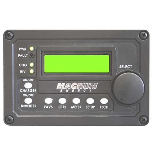 (image for) Magnum Energy, ME-ARC50-L, Advanced Remote Digital LCD Display Remote Panel with 50' Cable