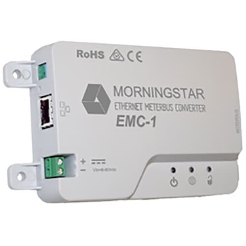 (image for) Morningstar, EMC -1, Ethernet Meterbus Converter For use with: Classic Suresine Inverter, ALL MPPT, ALL TS, PS (Gen 3) or SS-Duo