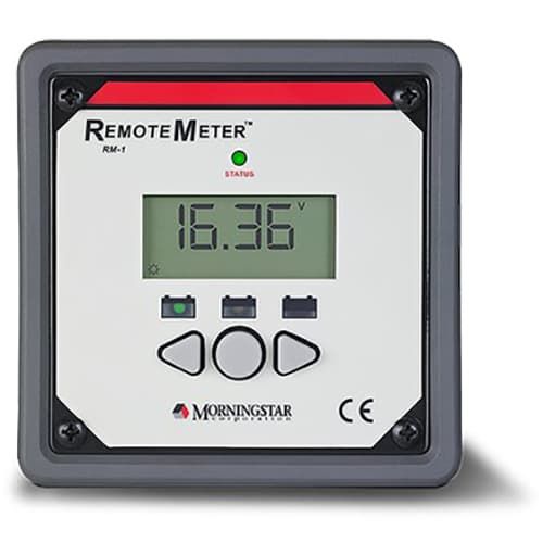 (image for) Morningstar, RM-1, Remote Meter For use with: PS-MPPT, PS(Gen3), SS-Duo, SS-MPPT or Classic SureSine Inverter