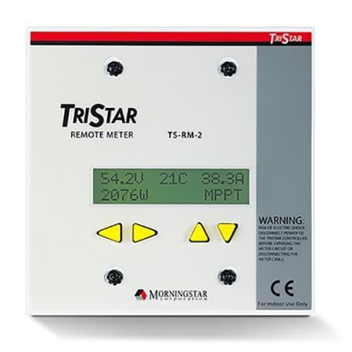 (image for) Morningstar, TS-RM-2, TriStar Remote Digital Meter For use with: ALL TS, TS-MPPT, and TS-MPPT-600V s er i es