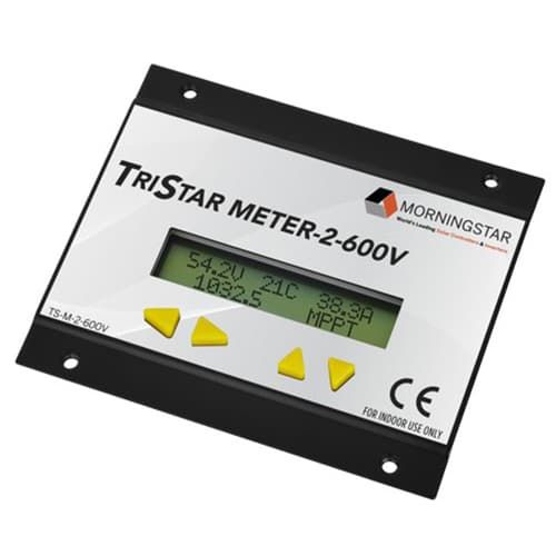 (image for) Morningstar, TS-M-2-600V, TriStar 600V Digital Meter For use with: TS-MPPT-600V units only