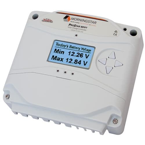 (image for) Morningstar, PS-MPPT-40M, ProStar MPPT 40 amp with Meter (12/24V)