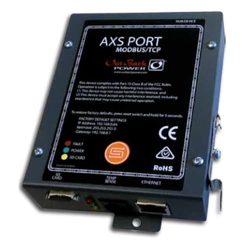 (image for) Outback Power, AXS PORT, OutBack Modbus/TCP Interface Device for remote system communication and control using Modbus over Ethernet