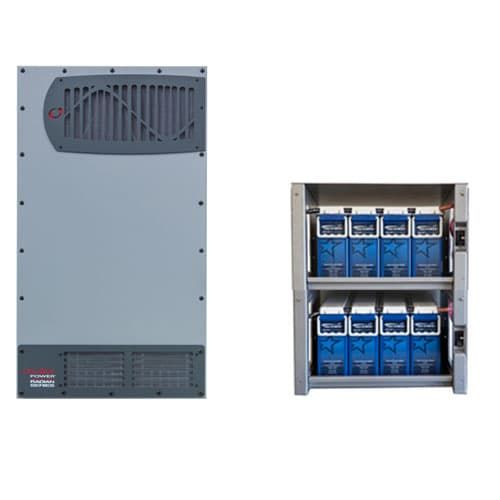 (image for) Outback Power, SE-420BLU-300AFCI, Systemedge Package with FPR-4048A-300AFCI, IBR-2-48-175, Eight Nsb190Ft BLUe+, 16 OBFRS-01, OBFRS-ESW1, FWPV6-Fh600