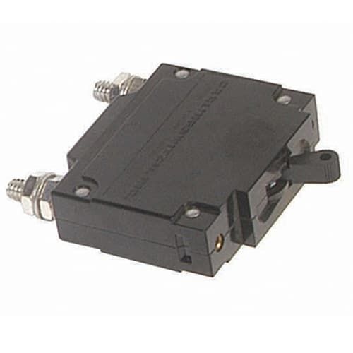 (image for) Outback Power, PNL-50-AC-250, 50 Amp 250 VAC single pole panel mount breaker with 1/4" stud terminals.
