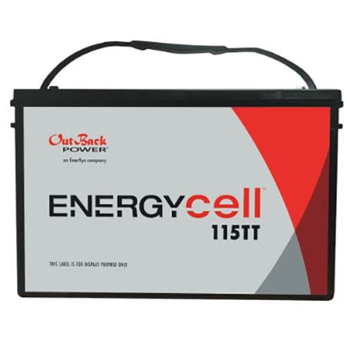 (image for) Outback Power, 115TT, AGM Battery, 12V, 112Ah At 20Hr