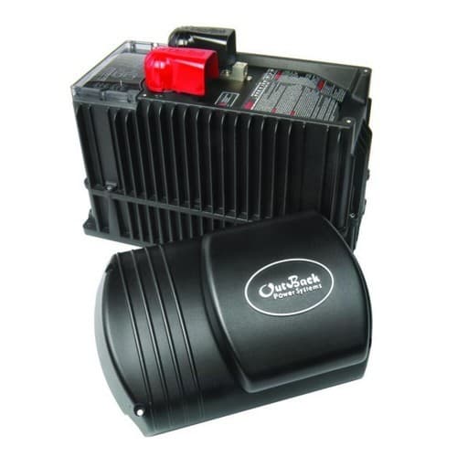 (image for) Outback Power, VFXR3048E, Grid-interactive FXR Renewable Series vented inverter/charger, 3.0 kW, 230 VAC 50/60 Hz, 48 VDC, 45 Amp charger, 30 Amp AC input