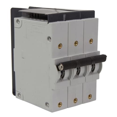 (image for) Outback, PNL-75D-DC-RT, Relay-trip breaker, 75 Amp, 300 VDC, dual pole, three panel-mount spaces
