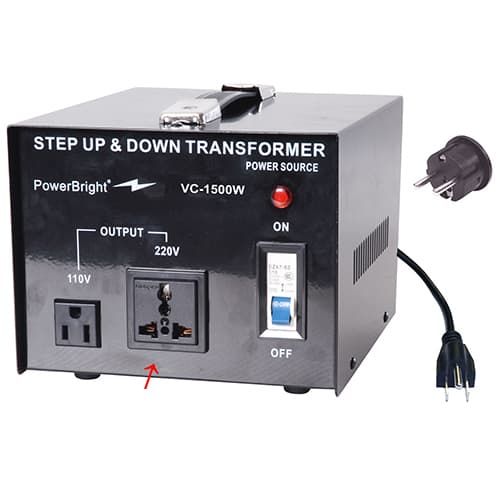 Step Up Down Power 2000 Watt Voltage Converter Transformer 110 220 Volt 1500W 
