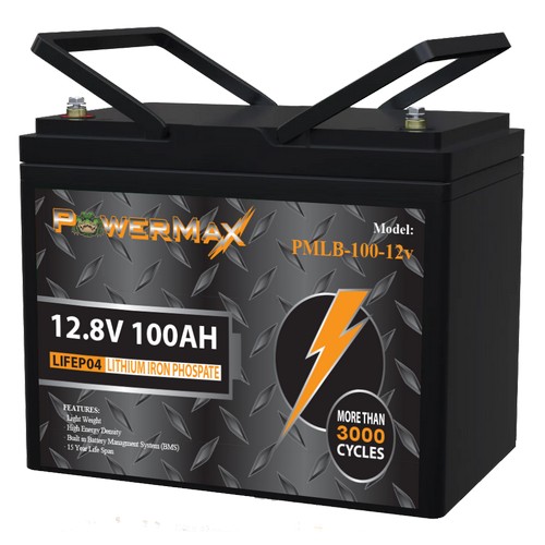 (image for) PowerMax, PMLB-100-12V, Lithium LiFePO4 Battery