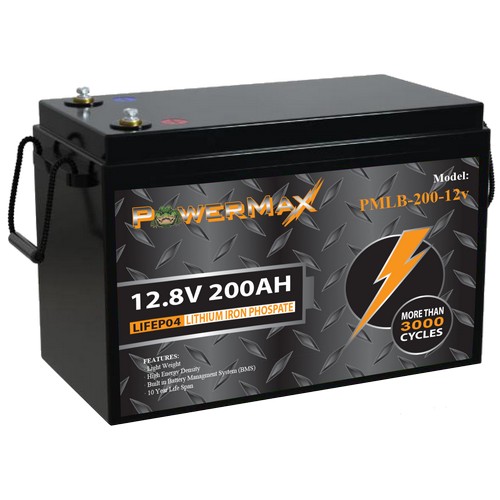 (image for) PowerMax, PMLB-200-12V, Lithium LiFePO4 Battery