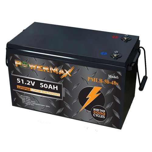 (image for) PowerMax, PMLB-50-48V, Lithium LiFePO4 Battery