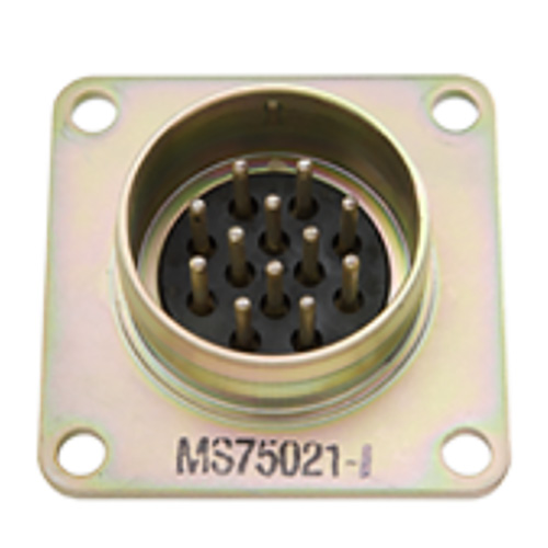 (image for) SEC America, MS 75021-1, Panel Connector NATO - 12 pin Male