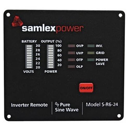 (image for) Samlex America, S-R6-24, Remote Control with 10" Cable