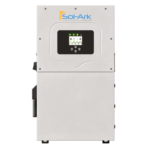 (image for) Sol-Ark, Limitless 15K-LV, 15kW Inverter 120/240VAC, 48VDC, Indoor/Outdoor NEMA-3R; w/200 Amp Passthru