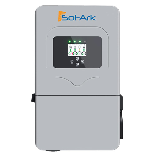 (image for) Sol-Ark, 12KW 120/240V/ 208V. Hybrid Inverter, 100A passthrough, 3MPPT. Compatible with LV batteries. 10 year warranty