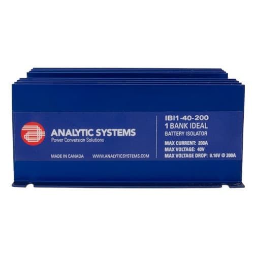 (image for) Analytic Systems, IBI1-40-340, 340A, 40V Single Bank Ideal Battery Isolator