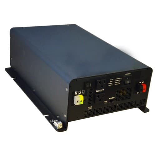 (image for) Analytic Systems, IPSi2405-250-110, 2400 Watt, 200-400V In, 110VAC Out, Intelligent PureSine Inverter, Ruggedized