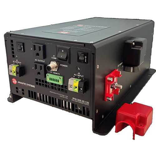 (image for) Analytic Systems, IPSi2405-20-120, 2400 Watt, 20 VDC In, 120VAC 60Hz Out, AC Bypass, PureSine Inverter