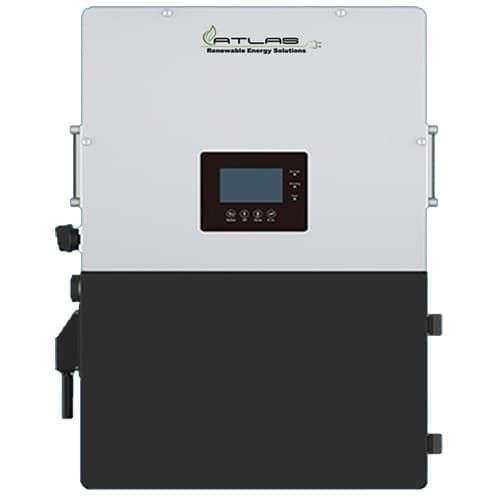 (image for) Atlas Energy Solutions, AT12KW2897-22, 12K Hybrid AC Coupling Inverter with Color LCD Touch Screen 