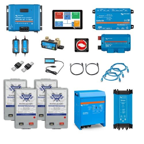 (image for) Battle Born Batteries, SB24540, Sailboat 24V 8D Kit - 540Ah