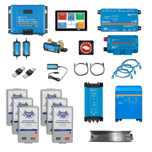 (image for) Battle Born Batteries, SB24810, Sailboat 24V 8D Kit - 810Ah