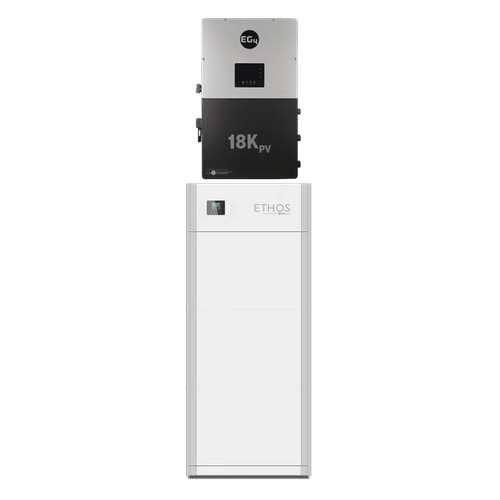 (image for) BigBattery, K0955, ETHOS Battery & 18kPV Hybrid Inverter (ESS) | 10.24–46.1kWh | UL9540 | Grid-Tied Home Solar System (18kW PV), 1x 18kPV + 3x ETHOS