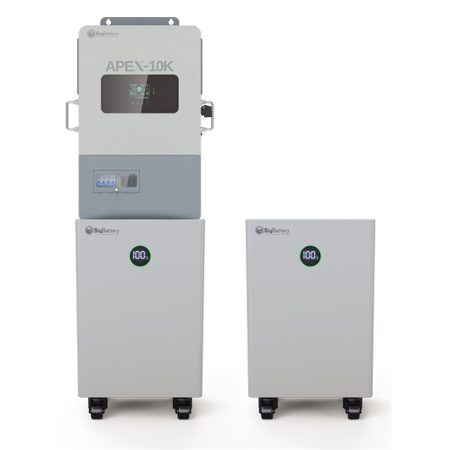 (image for) BigBattery, K0197, NEXUS + APEX-10K Off-Grid System, 2x NEXUS + 1x APEX 6.5K