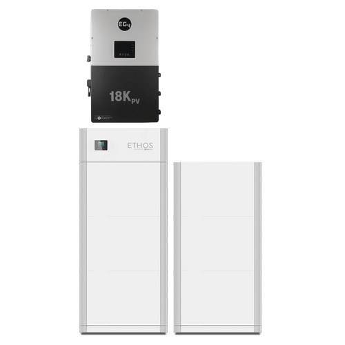 (image for) BigBattery, K0957, ETHOS Battery & 18kPV Hybrid Inverter (ESS) | 10.24–46.1kWh | UL9540 | Grid-Tied Home Solar System (18kW PV), 1x 18kPV + 6x ETHOS