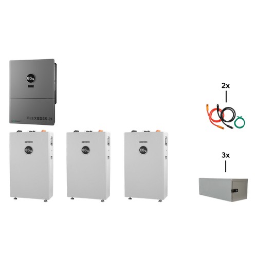 (image for) BigBattery, K0282, EG4 WallMount 314Ah All-Weather Battery + FLEXBOSS21, 3x 314Ah All Weather + 1x Flexboss21