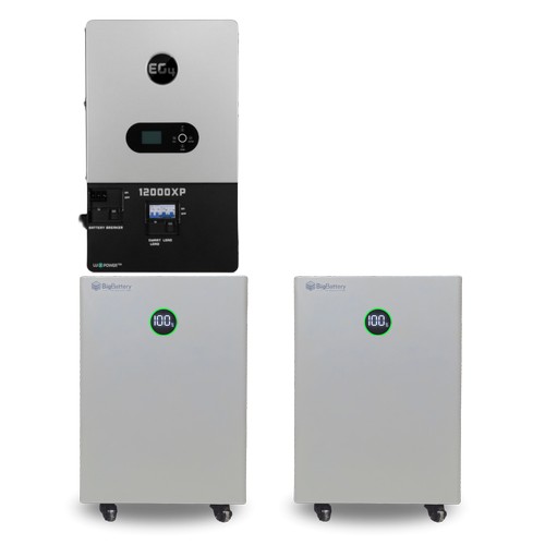 (image for) BigBattery, K0155, Nexus + EG4 12000XP V2 Off-Grid Inverter, 1x 12000XP + 2x NEXUS