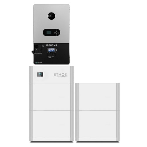 (image for) BigBattery, K0710, ETHOS Battery & 12000XP V2 Inverter | 10.24 - 92.16kWh | Off- Grid System, 1x 12000XP + 4x ETHOS