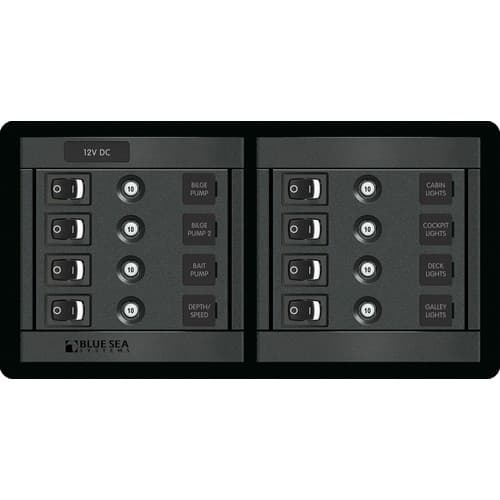 (image for) Blue Sea Systems, 1456, 8 Position Switch CLB Horizontal