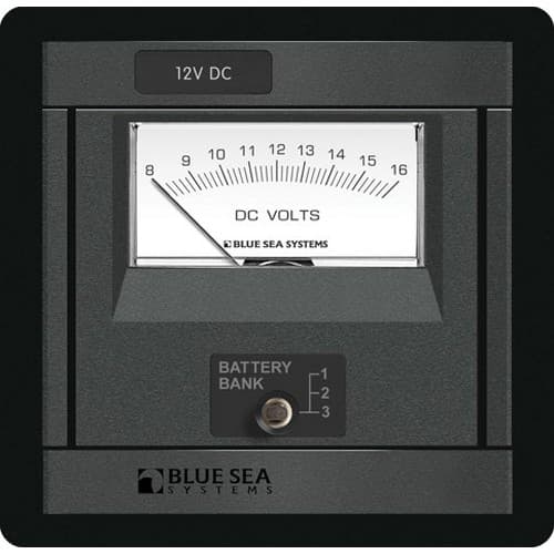 (image for) Blue Sea Systems, 1473, DC Analog Voltmeter Panel