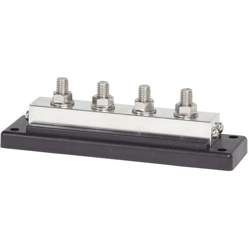 (image for) Blue Sea Systems, 2104, PowerBar 600A BusBar - Four 3/8"-16 Studs